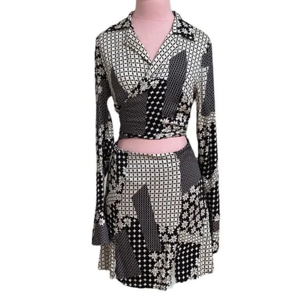 Free People Miki Dress in Black Combo Size Small NWOT
